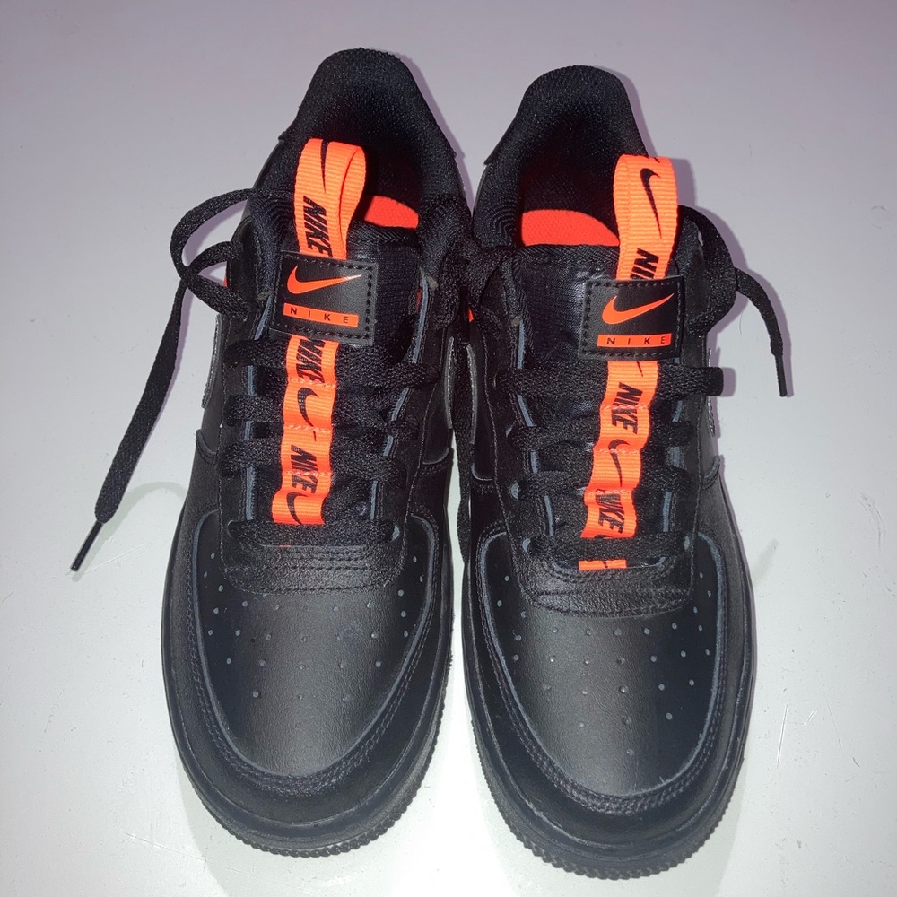 Shop Air Force 1  LV8 KSA GS 'Worldwide Pack - Black Total Orange'